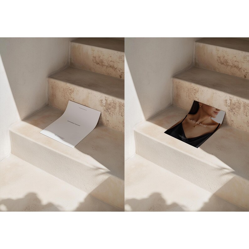 Puede incluir: Una hoja de papel blanca con texto se coloca en un conjunto de escaleras de concreto. El papel est&aacute; parcialmente oculto por las escaleras. Las escaleras est&aacute;n hechas de concreto y tienen una textura rugosa. Las escaleras est&aacute;n en una habitaci&oacute;n con paredes blancas.