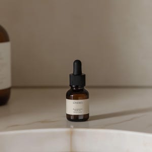 Amber Glass Cosmetic Dropper Bottle Mockup, Skincare Branding Mockup, Glass Bottle Mockup, Serum Packaging Mockup, Cosmetic Label Mockup