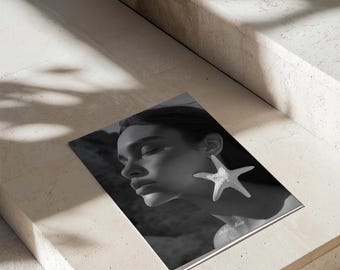 A4 Stationery Card Mockup: PSD Branding Mockup with Deboss Effects