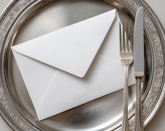 Elegant Envelope PSD Mockup, Stationery Branding (Digital Download)