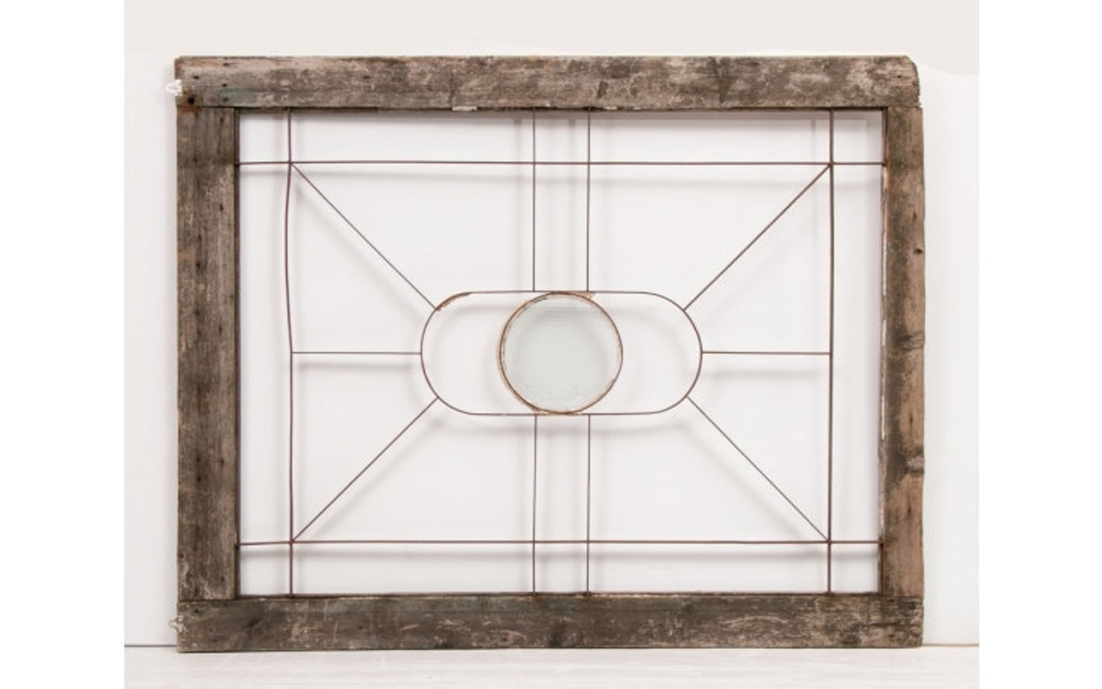 Original Art Deco Window Frame WallArt Glass Etsy