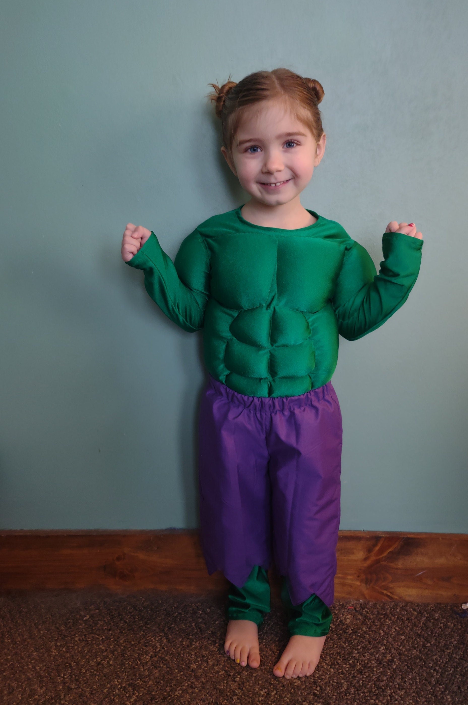 Baby girl store hulk costume