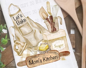 Kitchen Towel Clipart,  Printable Watercolor clipart, High Quality, Digital download, Paper Craft, Journaling