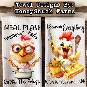 Funny Kitchen Towel Design: Sublimation PNG Graphics (Digital Download)