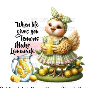 Lemons png, Summer Clipart, Lemonade Clipart, Digital Download, Lemons Clipart, Cute Chicken png, Junk Journaling, Scrapbooking, Card Making