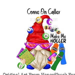 Bingo Clipart, Cute Bingo Clipart, Digital Download, Bingo Png, Bingo Girl png, Sublimation Designs, Funny Bingo png, Printable Wall Art