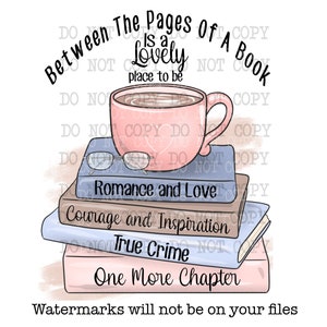 Book Lover Clipart, Digital Download, Bookworm Clipart, Sublimation Design Download, PNG Files, Book Addict, Book Lovers, Book Lover Tumbler