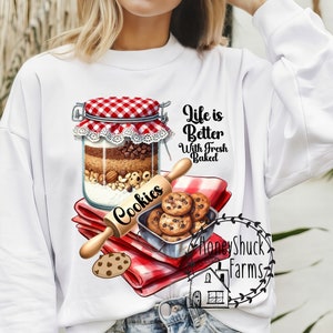 Baking Png, Cookie Clipart, Baking Clipart, Chocolate Chip Cookies Clipart, Digital Download, Baking Clipart, Sublimation Design, Printables