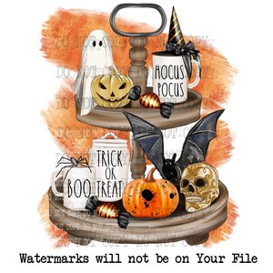 Halloween Tiered Tray png, Halloween Clipart, Digital Download, Gnome png, Halloween png, Sublimation Design Download, Halloween Tumbler png