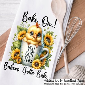 Towel png, Funny Towel Designs, Cute Chicken Towel, You Got This, Kitchen Towel png, Sublimation Designs, Tea Towel, Spring Towel Designs