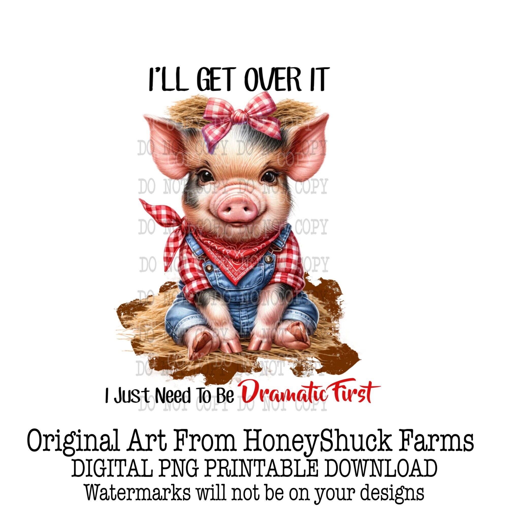 Pig png, Cute Pig Clipart, Digital Download, Funny Pig, PNG Images, Sublimation Designs,