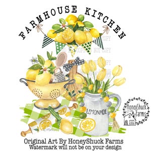 Lemons png, Digital Download, Lemons Clipart, PNG Files, Sublimation Designs, Printable Artwork, Farmhouse Decor, Farmhouse Art, Cottagecore