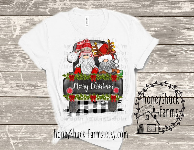 Download Gnomes Christmas Gnomes Gnomes In Truck Sublimation Design ...