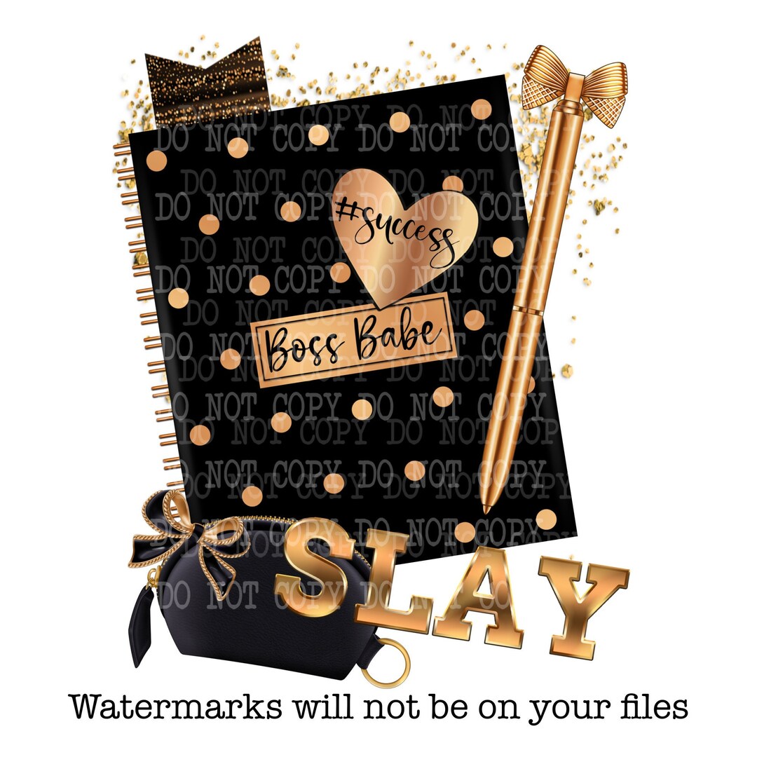 Boss Babe Printable Planner, Digital Download, Pm Mm Gm, Fashion Girl ...