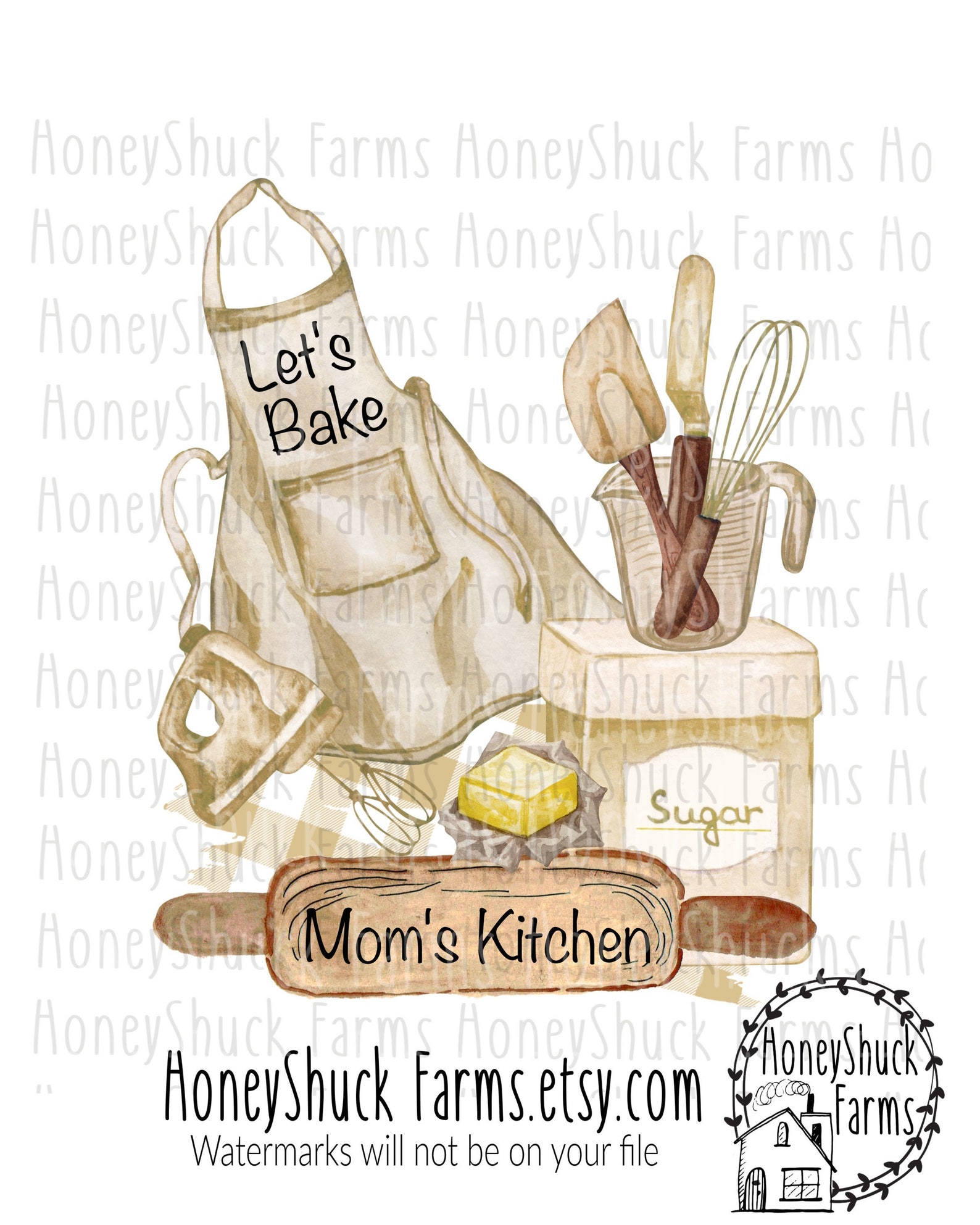 Baking Digital Download Mom Baker Sign Bakery Sign Instant - Etsy