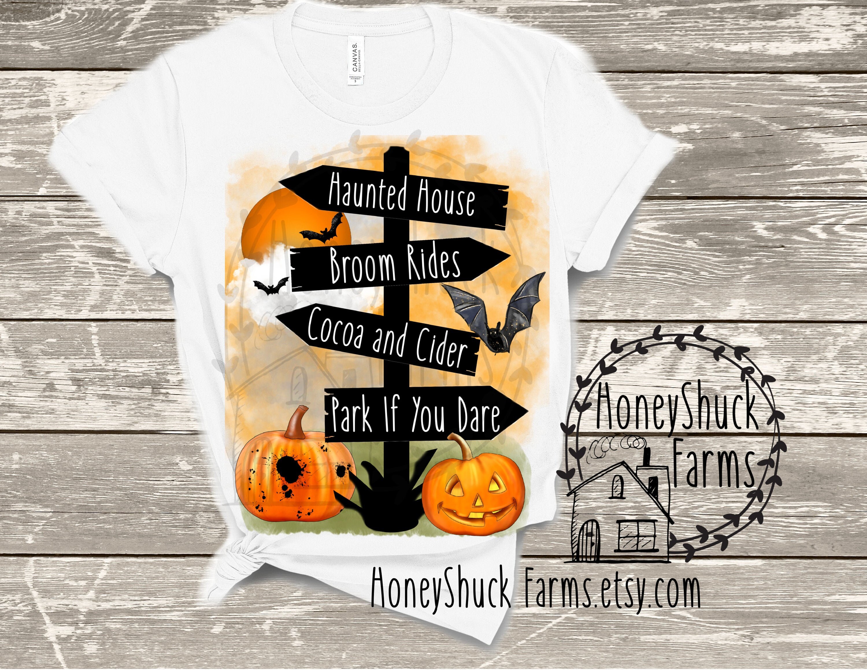 digital halloween shirt