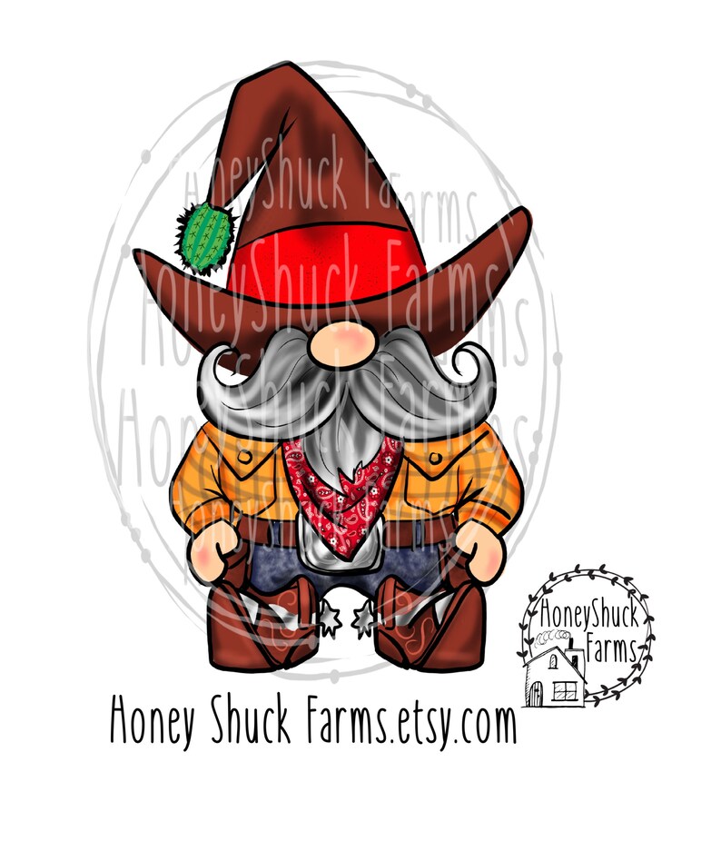 Cowboy gnomes gnomes clipart nashville gnome shirt gnomes  etsy