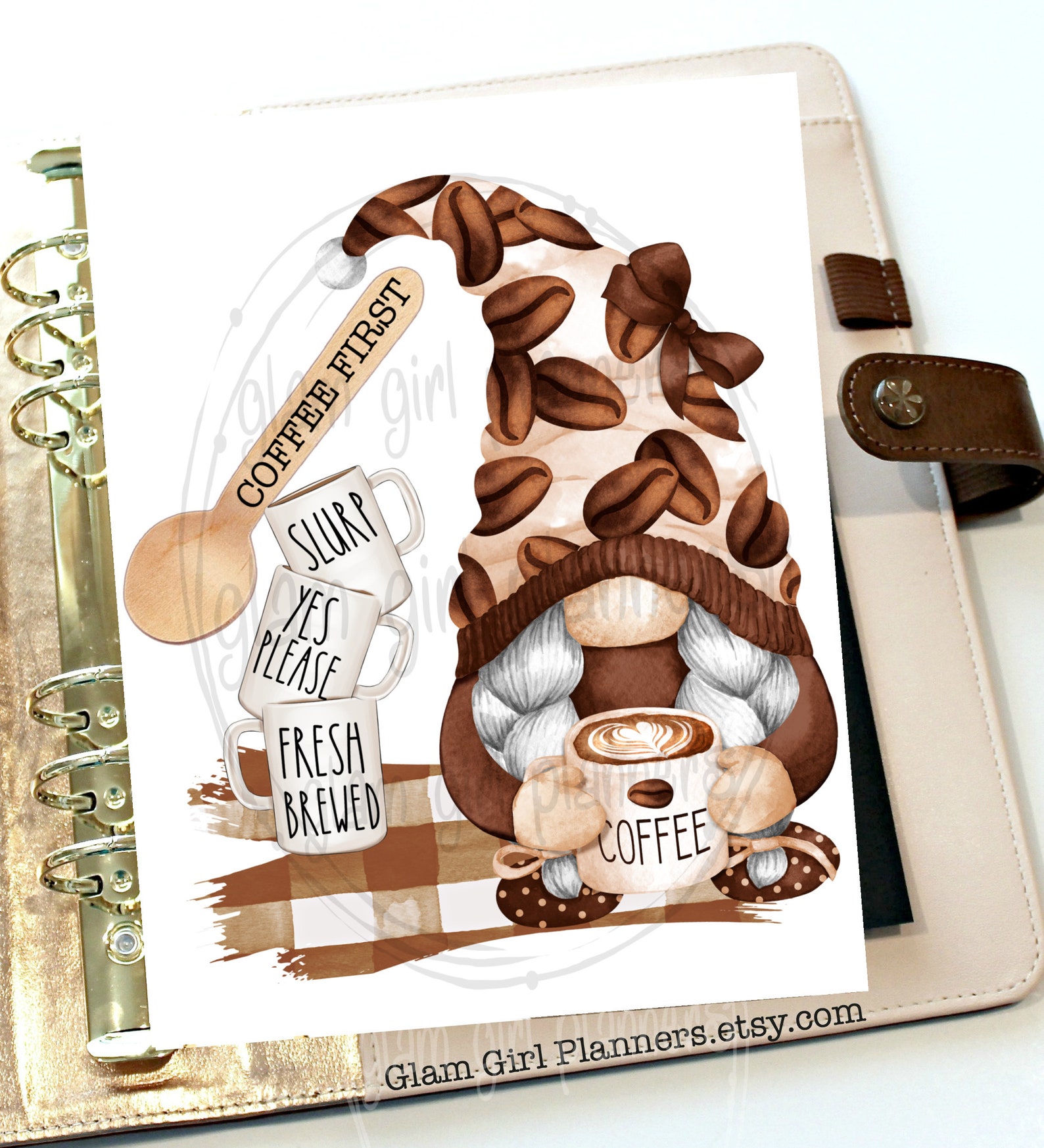 Coffee Gnome PNG Coffee Decal Coffee Digital Download - Etsy