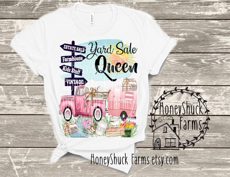 Yard Sale Queen Digital Download Truck and Camper Yard Sale Etsy