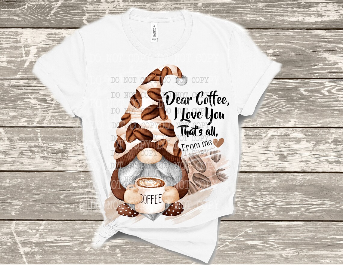 Coffee Gnome PNG Gnome Png Digital Download Gnome Clipart - Etsy