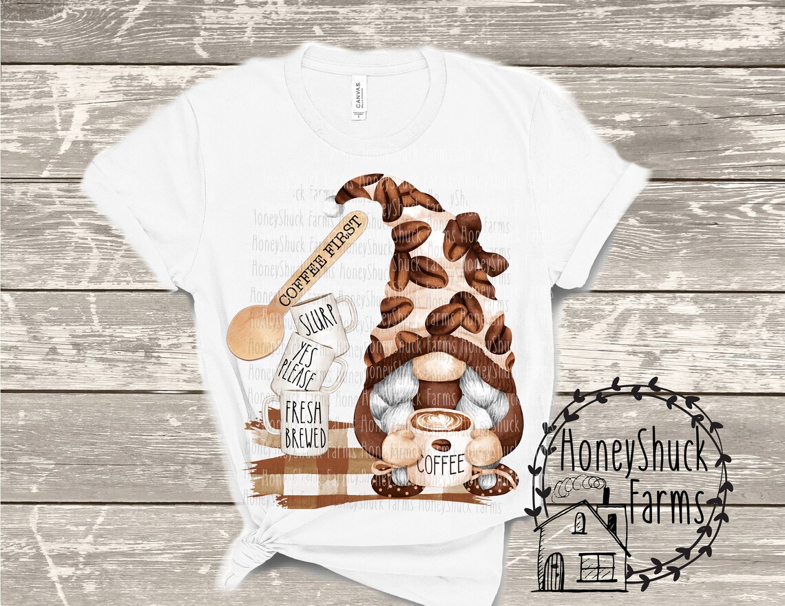 Coffee Gnome PNG Coffee Decal Coffee Digital Download - Etsy