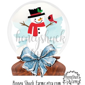 Snow Globe Sublimation Digital Download, Snowman Digital Download, Snow Globe Download, Instant Download, Snowman Graphics, Snow Globe png