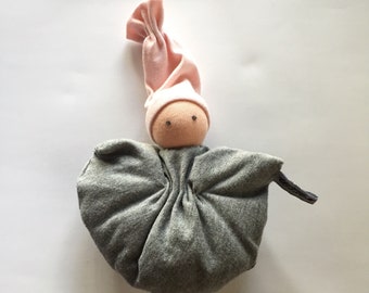 Waldorf inspired Baby Doll, Ebbie (Cotton Jersey)