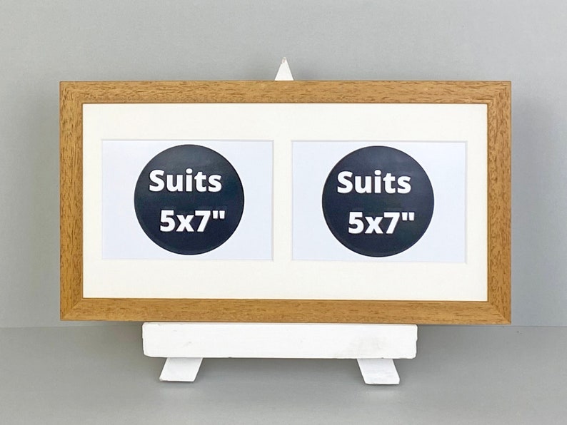 Multi Aperture Photo Frame. Holds Two 5x7 Photos. Etsy UK