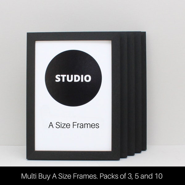 MULTI-KOPEN FRAMES. A1, A2, A3, A4, A5, A6 formaat - houten fotolijsten, fotolijst, posterlijst - Studio Range.