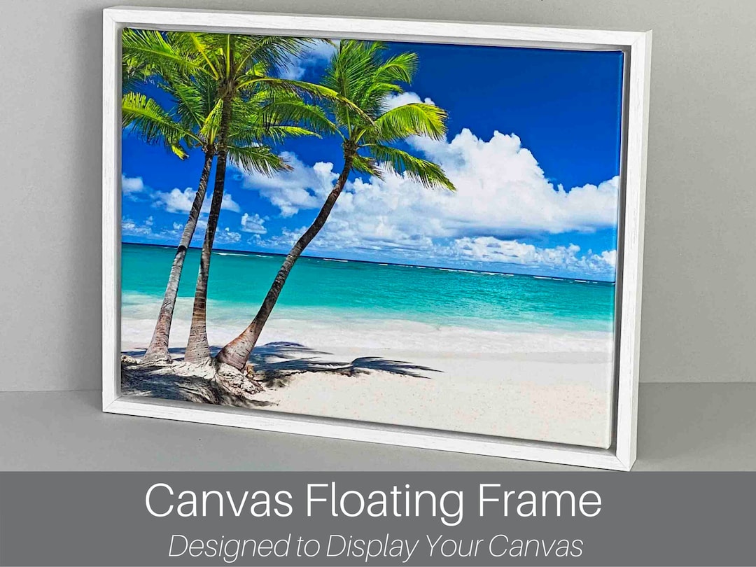 Canvas Tray Frames. A Sizes. Floating / Float Effect Frames for