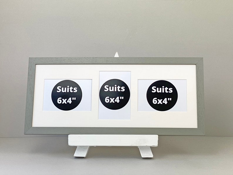 Multi Aperture Photo Frame. Holds Three 6x4 Photos. Etsy