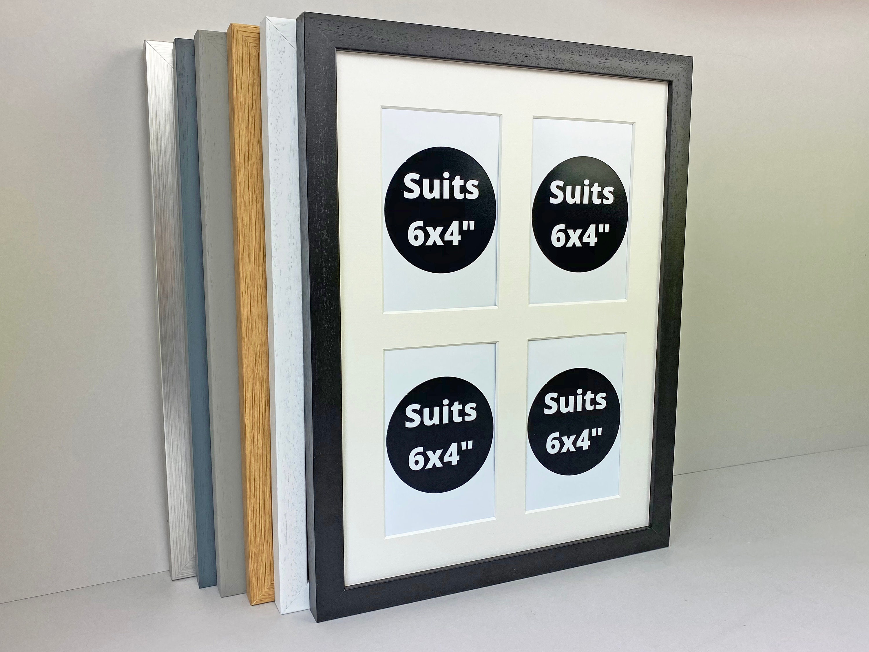 30x40cm Frame Holds Four 6x4 Photos. Multi Aperture Etsy