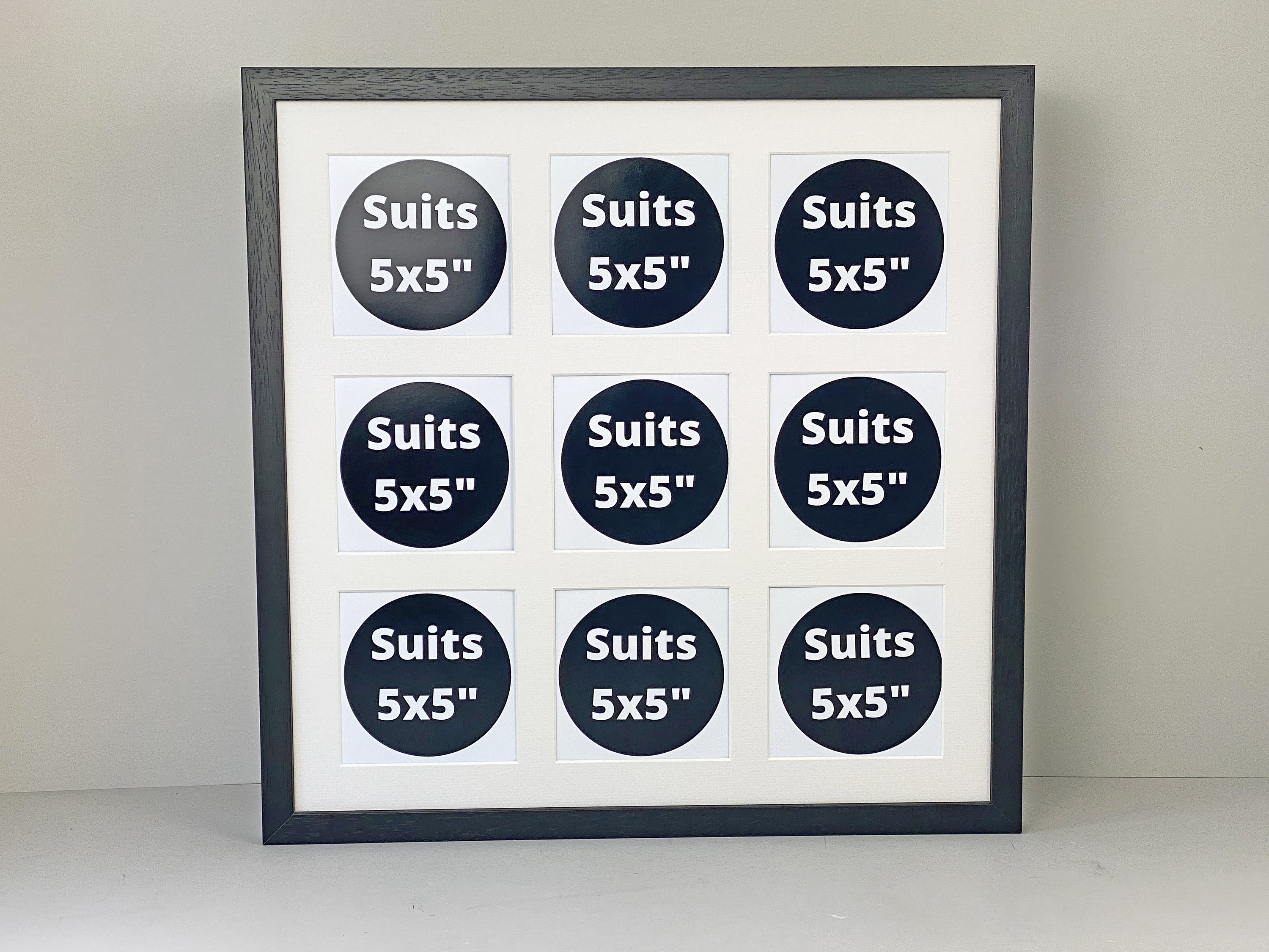 Multi Aperture Photo Frame. Holds Nine