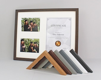 Certificate, Graduation, Diploma Frame. For Certificate and Photographs. 40x50cm. Handmade by Art@Home