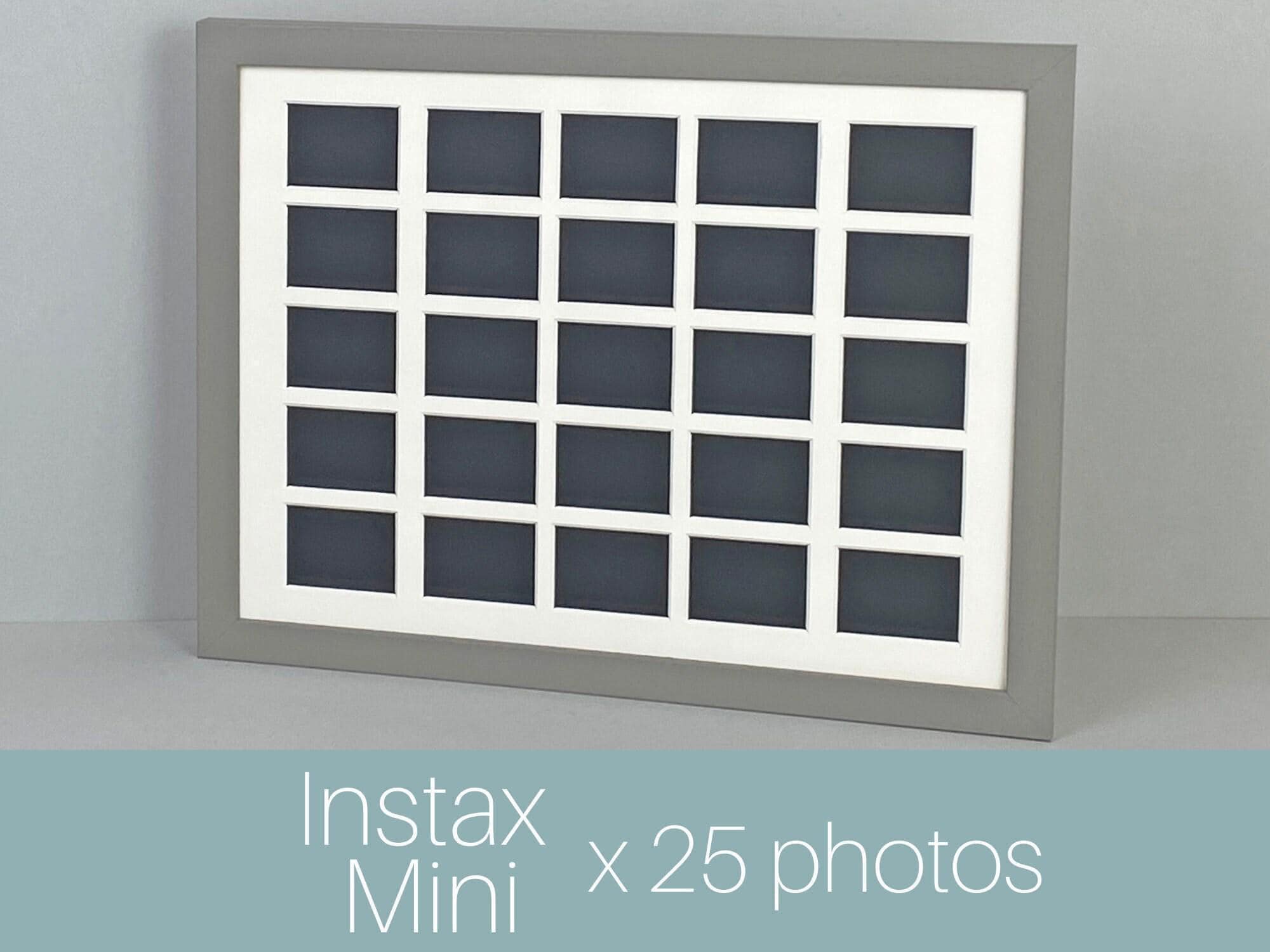 Instax Mini Multi Aperture Wooden Photo Frame. Holds Twenty Five Instax ...