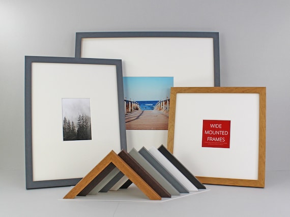 Multi Aperture Photo Frame. Holds Six 6x4 Sized Images. 20x70cm. Portrait  or Landscape. Handmade by Arthome. 