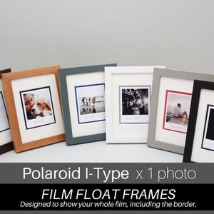 Polaroid I-Type Film Float Frame - Suits One Polaroid | Wooden Photo Frame