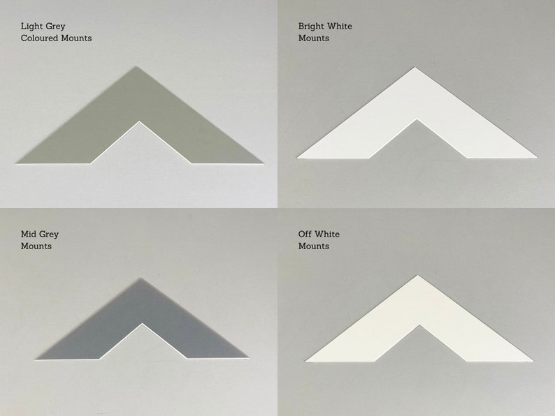 Made to Measure Coloured Mounts IMPORTANT Please Read Etsy UK