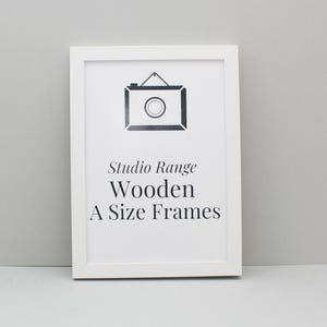 A2, A3, A4, A5, A6 Size - Wooden Picture Frames, Photo Frame, Poster Frame - Studio Range. Various Colour Options. Made in the UK image 8