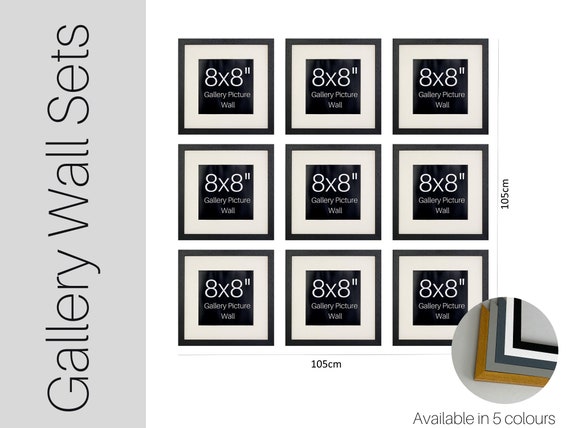 Gallery Wall Frame Set Gallery Wall Wooden Picture Frames Set of 9