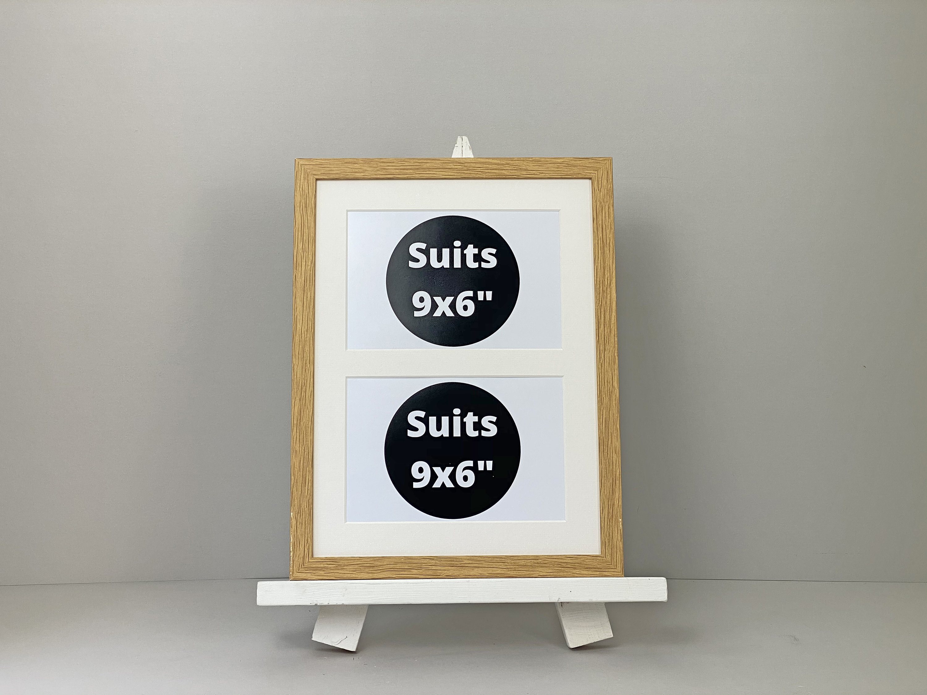 Multi Aperture Photo Frame. Holds One 8x8 Photo and Twelve 4x4