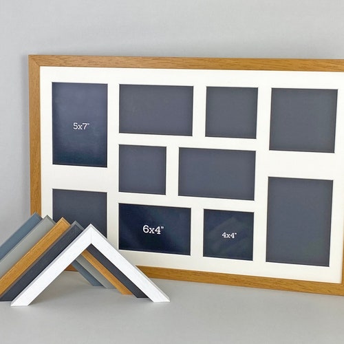 Multi Aperture Photo Frame. Holds Three 5x7 Photos. Etsy UK