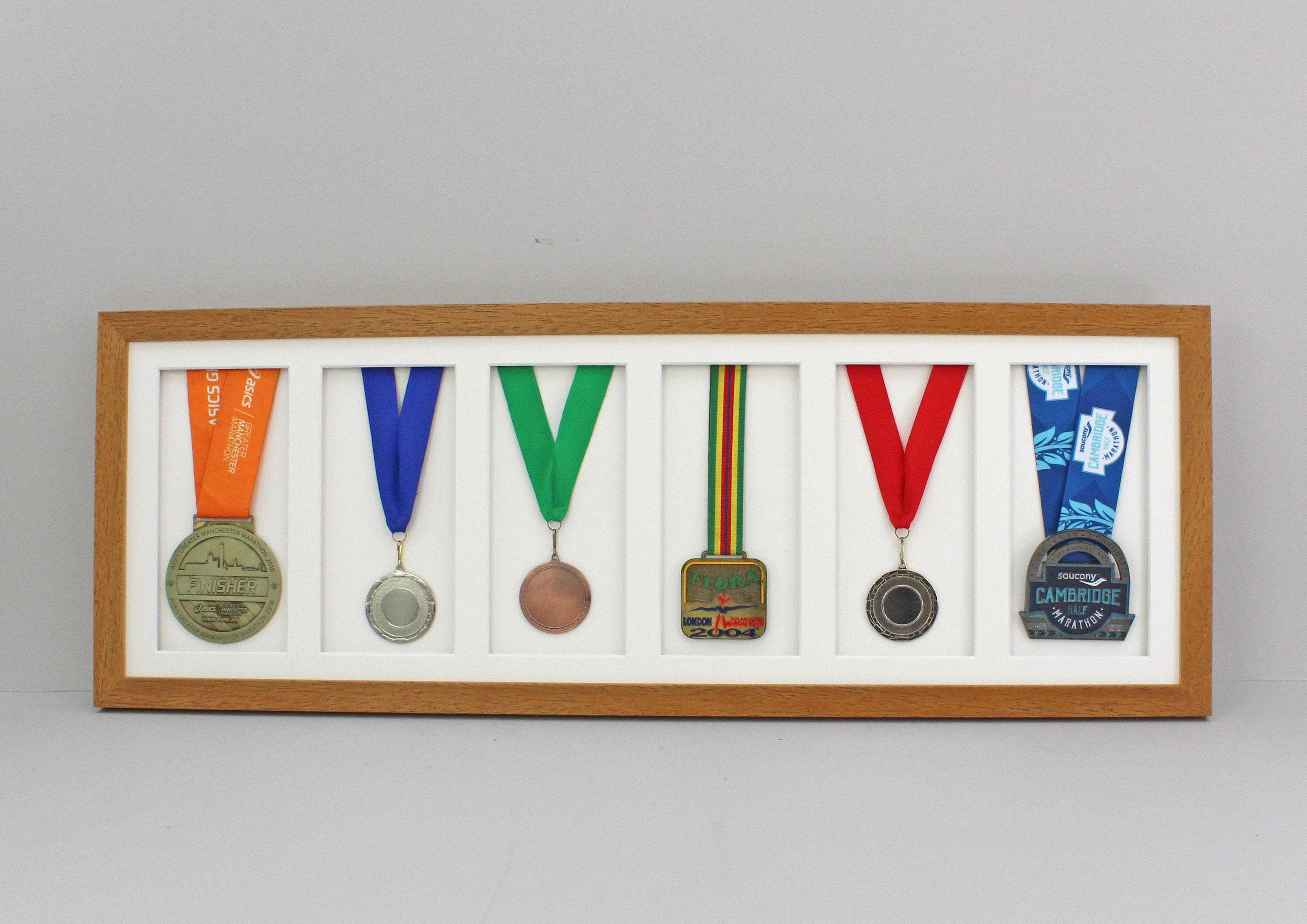 Deep Shadow Box For Medals Solid Wood Medal Display Frame – Showcase ...