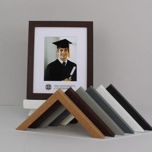 Graduation Frames for Mounted University Pictures | Unusual size Graduation Frame | Pre-mounted University Picture Frame | To stand or hang