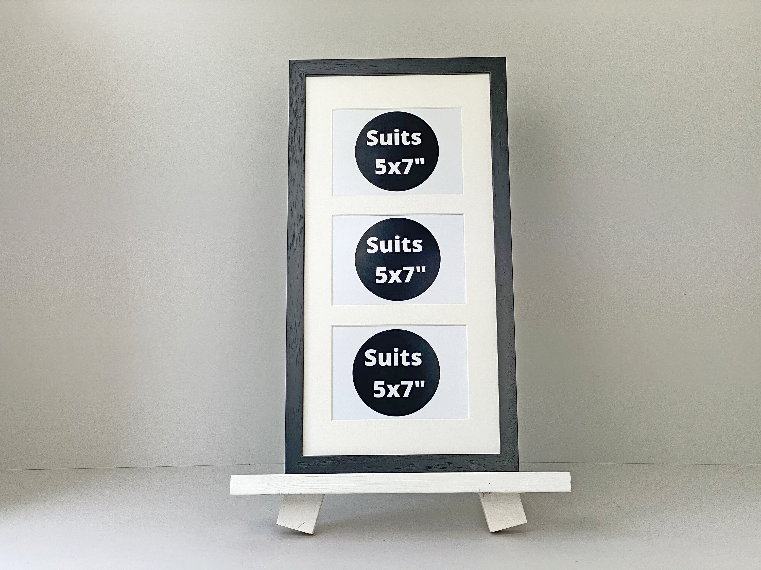 Multi Aperture Photo Frame. Holds Three 5x7 Photos. Etsy UK