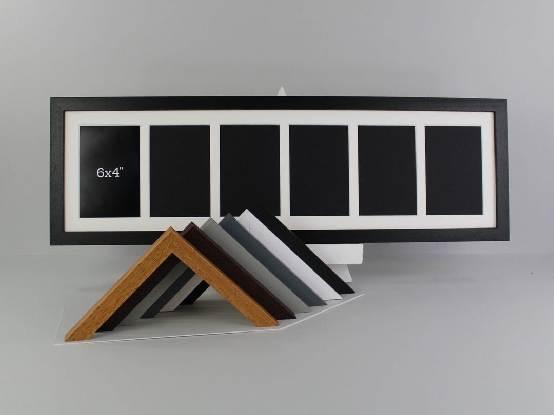 Multi Aperture Photo Frame. Holds Six 6x4