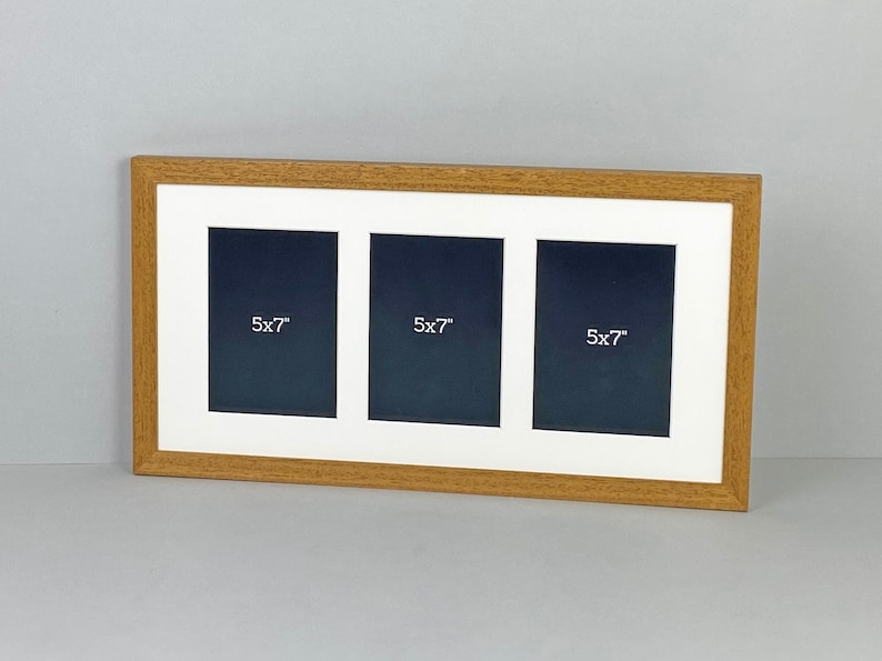 Multi Aperture Photo Frame. Holds Three 5x7 Photos. Etsy UK