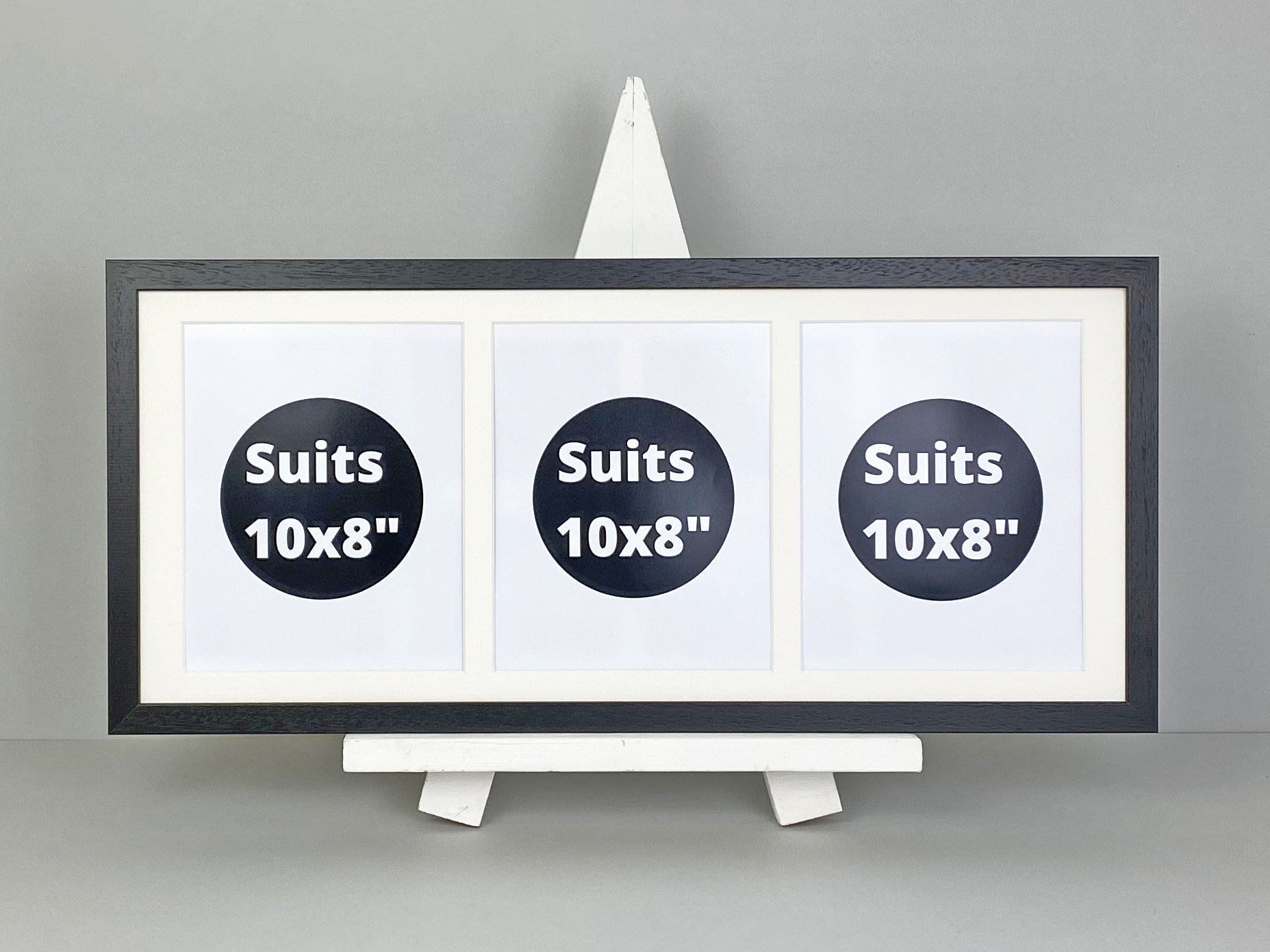 Multi Aperture Photo Frame. Holds Three 10x8 Photos. Etsy UK