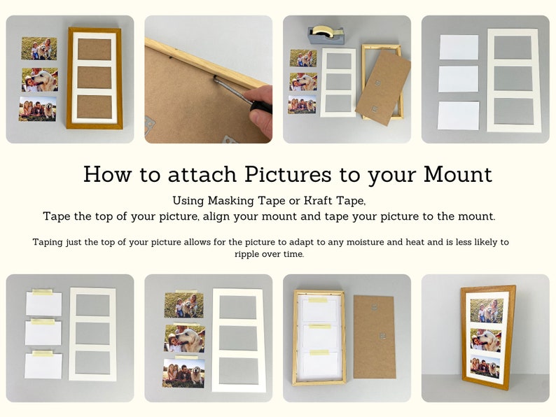 Multi Aperture Photo Frame. Holds Five 6x4 Photos. Etsy UK