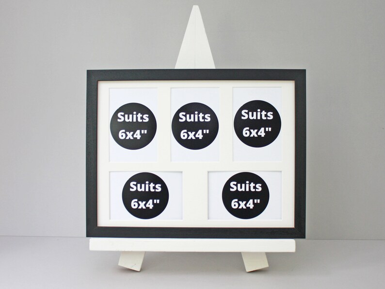 Multi Aperture Photo Frame. Holds Five 6x4 Photos. Etsy